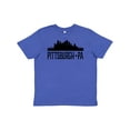 thumbnail image 1 of Inktastic Pittsburgh Pennsylvania City Skyline Youth T-Shirt, 1 of 5
