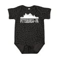 thumbnail image 1 of Inktastic Pittsburgh Pennsylvania Skyline Pa Cities Boys or Girls Baby Bodysuit, 1 of 5