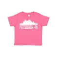 thumbnail image 1 of Inktastic Pittsburgh Pennsylvania Skyline PA Cities Boys or Girls Toddler T-Shirt, 1 of 5