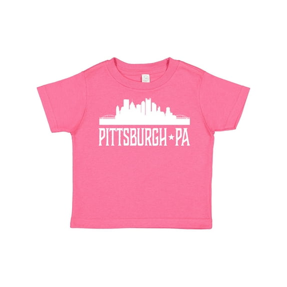 Inktastic Pittsburgh Pennsylvania Skyline PA Cities Boys or Girls Toddler T-Shirt