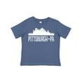 thumbnail image 1 of Inktastic Pittsburgh Pennsylvania Skyline PA Cities Boys or Girls Toddler T-Shirt, 1 of 5