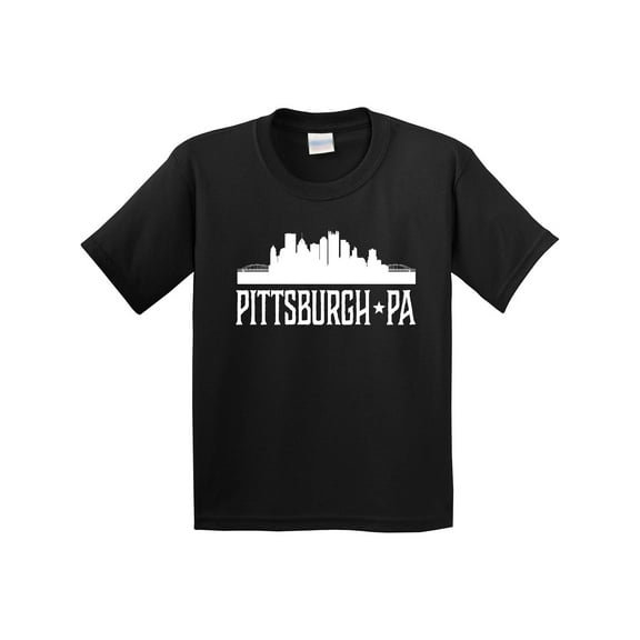 Inktastic Pittsburgh Pennsylvania Skyline Pa Cities Youth T-Shirt