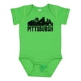 thumbnail image 1 of Inktastic Pittsburgh Skyline Grunge Boys or Girls Baby Bodysuit, 1 of 5
