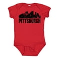 thumbnail image 1 of Inktastic Pittsburgh Skyline Grunge Boys or Girls Baby Bodysuit, 1 of 5