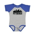 thumbnail image 1 of Inktastic Pittsburgh Skyline Grunge Boys or Girls Baby Bodysuit, 1 of 5