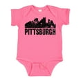thumbnail image 1 of Inktastic Pittsburgh Skyline Grunge Boys or Girls Baby Bodysuit, 1 of 5