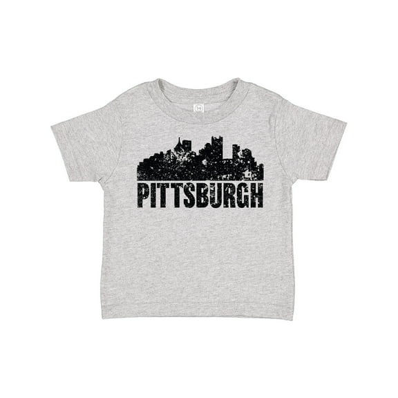 Inktastic Pittsburgh Skyline Grunge Boys or Girls Toddler T-Shirt