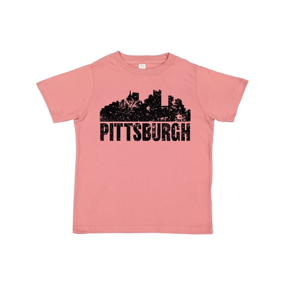 Inktastic Pittsburgh Skyline Grunge Boys or Girls Toddler T-Shirt