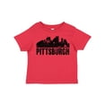 thumbnail image 1 of Inktastic Pittsburgh Skyline Grunge Boys or Girls Toddler T-Shirt, 1 of 5