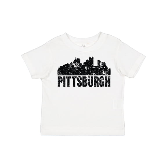 Inktastic Pittsburgh Skyline Grunge Boys or Girls Toddler T-Shirt