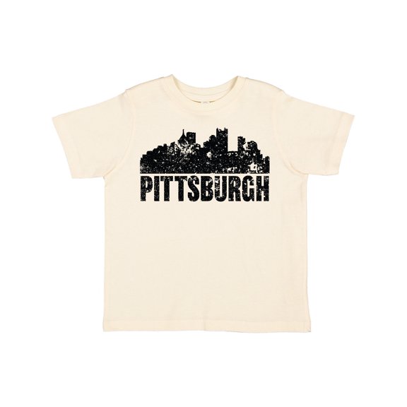 Inktastic Pittsburgh Skyline Grunge Boys or Girls Toddler T-Shirt
