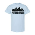 thumbnail image 1 of Inktastic Pittsburgh Skyline Grunge T-Shirt, 1 of 5