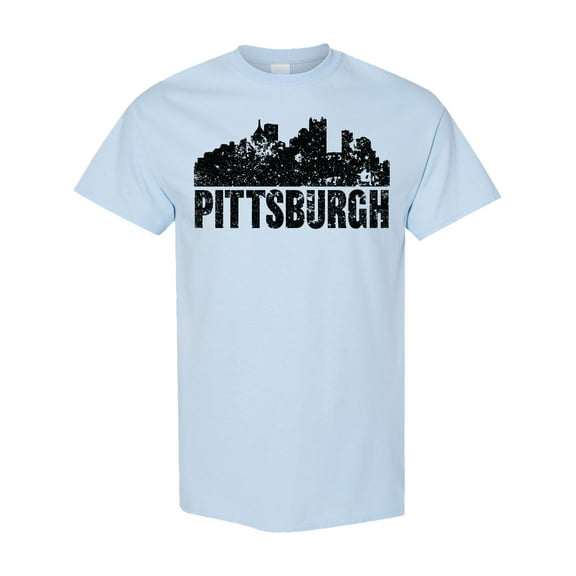 Inktastic Pittsburgh Skyline Grunge T-Shirt