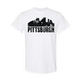 thumbnail image 1 of Inktastic Pittsburgh Skyline Grunge T-Shirt, 1 of 5