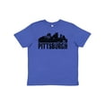 thumbnail image 1 of Inktastic Pittsburgh Skyline Grunge Youth T-Shirt, 1 of 5
