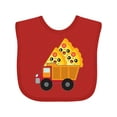 thumbnail image 1 of Inktastic Pizza Lover Food Truck Funny Boys or Girls Baby Bib, 1 of 4