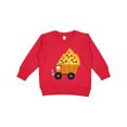 thumbnail image 1 of Inktastic Pizza Lover Food Truck Funny Toddler Sweatshirt, 1 of 4