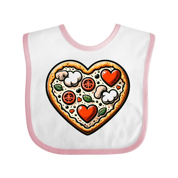 Inktastic Pizza Lover Funny Chef Boys or Girls Baby Bib