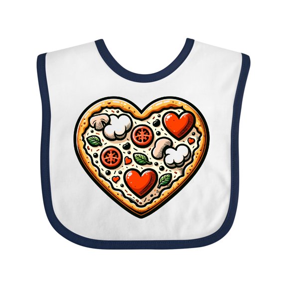 Inktastic Pizza Lover Funny Chef Boys or Girls Baby Bib