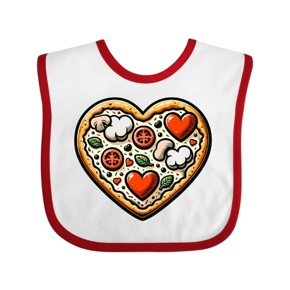 Inktastic Pizza Lover Funny Chef Boys or Girls Baby Bib