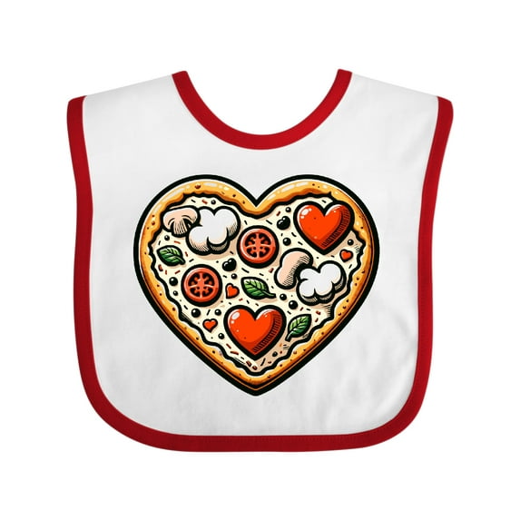Inktastic Pizza Lover Funny Chef Boys or Girls Baby Bib