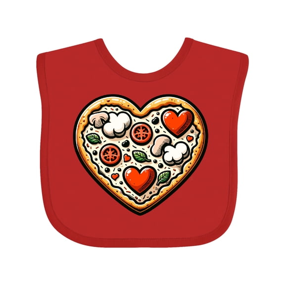 Inktastic Pizza Lover Funny Chef Boys or Girls Baby Bib