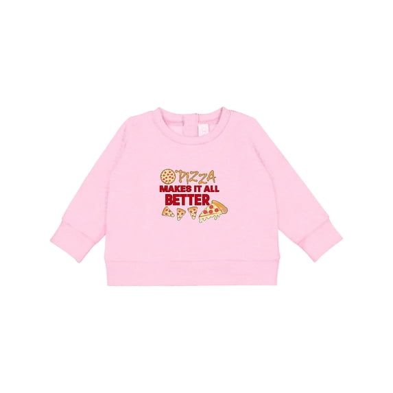 Inktastic Pizza Makes It All Better Baby Sweatshirt
