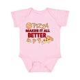 thumbnail image 1 of Inktastic Pizza Makes It All Better Boys or Girls Baby Bodysuit, 1 of 5