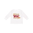 thumbnail image 1 of Inktastic Pizza Makes It All Better Boys or Girls Long Sleeve Toddler T-Shirt, 1 of 5