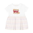 thumbnail image 1 of Inktastic Pizza Makes It All Better Girls Baby Dress, 1 of 5