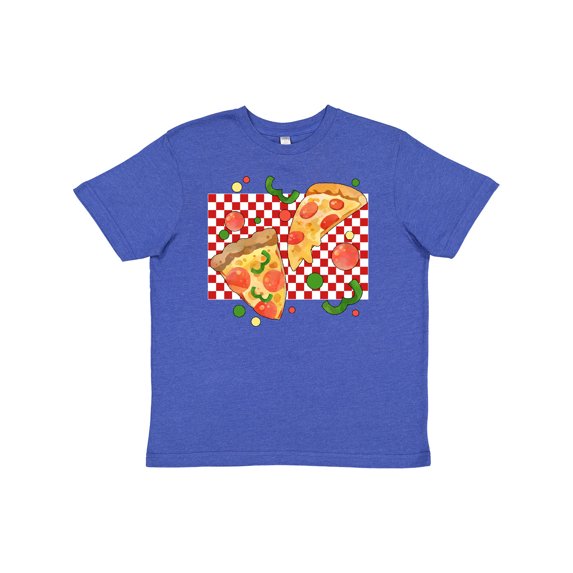 Inktastic Pizza Party with Pepperoni and Peppers Youth T-Shirt
