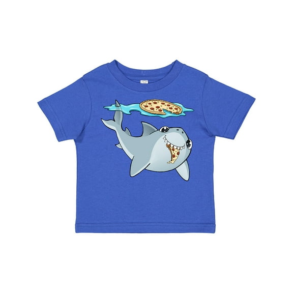 Inktastic Pizza Shark Boys or Girls Toddler T-Shirt
