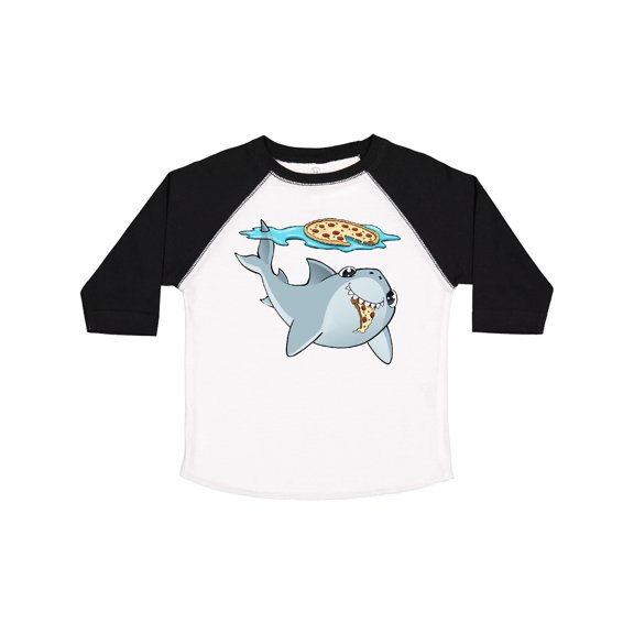 Inktastic Pizza Shark Boys or Girls Toddler T-Shirt