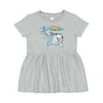 thumbnail image 1 of Inktastic Pizza Shark Girls Baby Dress, 1 of 5