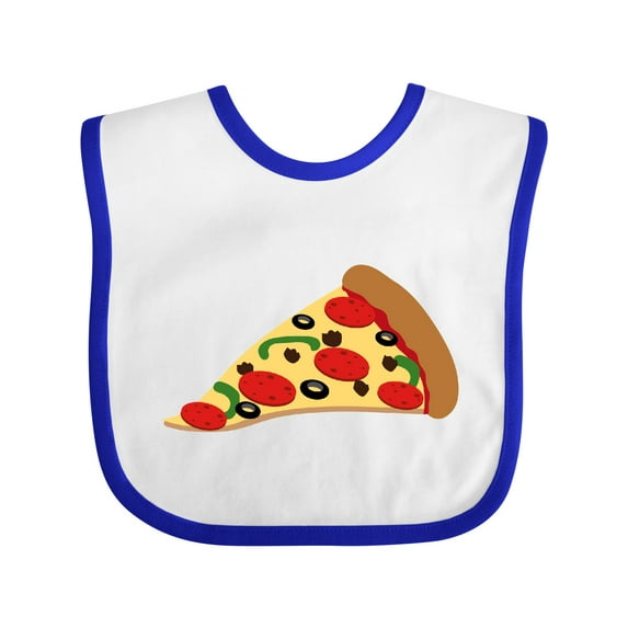 Inktastic Pizza Slice Boys or Girls Baby Bib