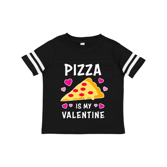 Inktastic Pizza is My Valentine with Hearts Boys or Girls Toddler T-Shirt