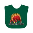 thumbnail image 1 of Inktastic Pizzasaurus Boys or Girls Baby Bib, 1 of 4