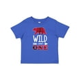 thumbnail image 1 of Inktastic Plaid Bear Wild and 1 with Arrow Boys or Girls Baby T-Shirt, 1 of 5