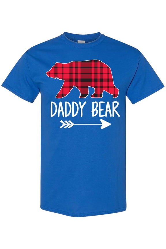 Plaid Daddy Bear with Arrow T-Shirt