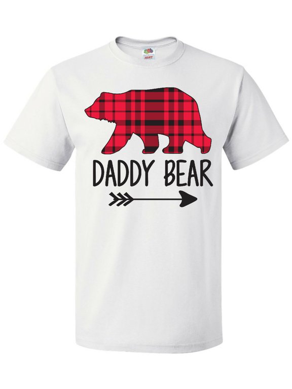 Plaid Daddy Bear with Arrow T-Shirt