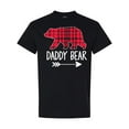 thumbnail image 1 of Inktastic Plaid Daddy Bear with Arrow T-Shirt, 1 of 5