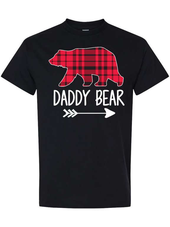 Plaid Daddy Bear with Arrow T-Shirt
