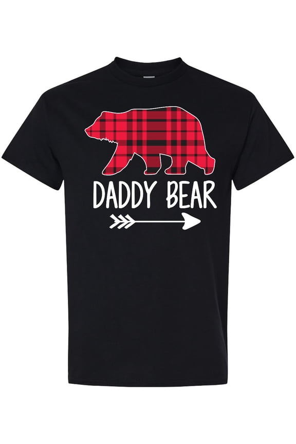 Plaid Daddy Bear with Arrow T-Shirt
