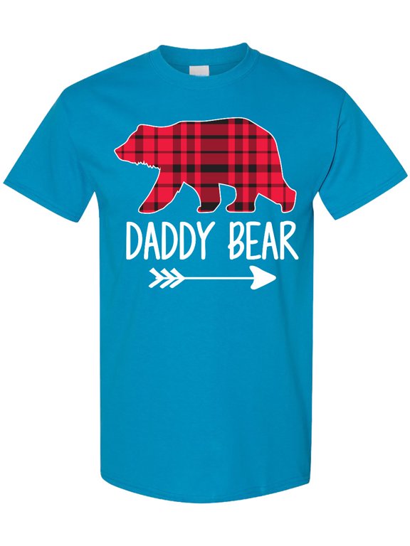 Plaid Daddy Bear with Arrow T-Shirt