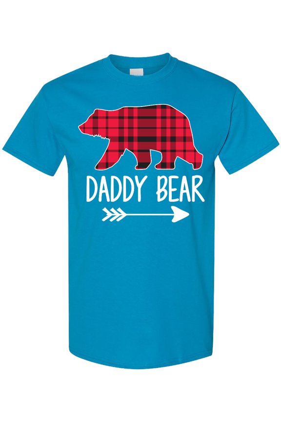 Plaid Daddy Bear with Arrow T-Shirt