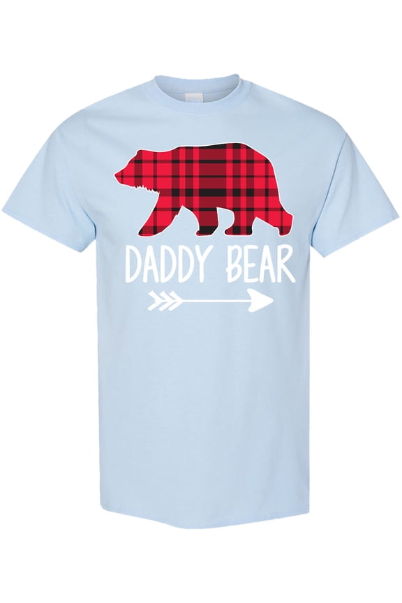 Plaid Daddy Bear with Arrow T-Shirt