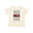thumbnail image 1 of Inktastic Plaid Nice Christmas Mirror Words Boys or Girls Toddler T-Shirt, 1 of 4