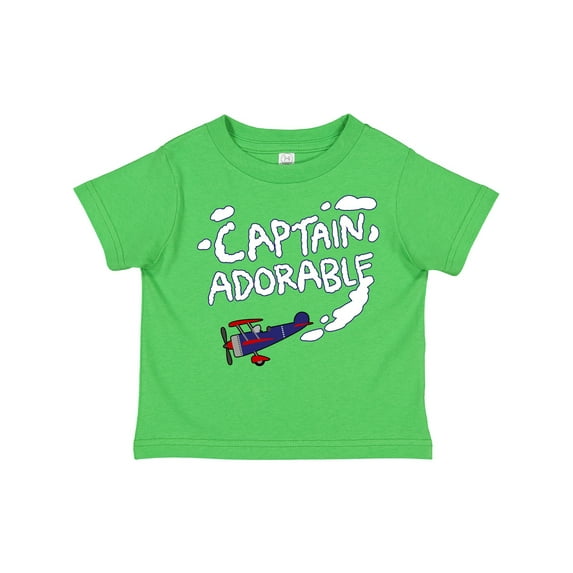 Inktastic Plane Captain Adorable Boys Toddler T-Shirt