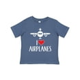 thumbnail image 1 of Inktastic Plane I Love Airplanes Boys or Girls Toddler T-Shirt, 1 of 5