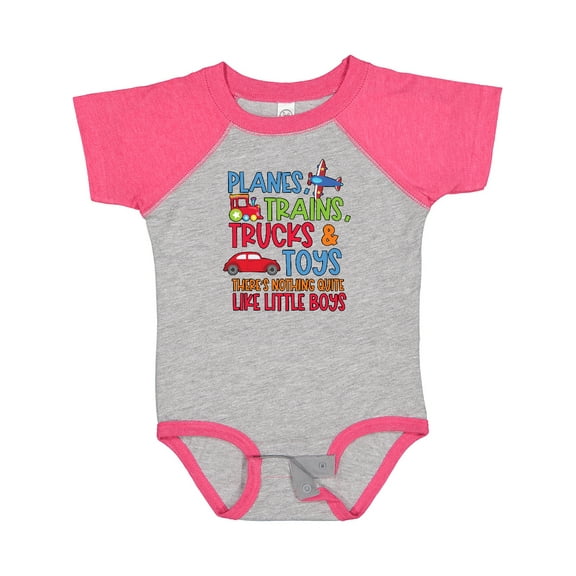 Inktastic Planes Trains Trucks and Toys Nothing Quite Like Little Boys Boys Baby Bodysuit